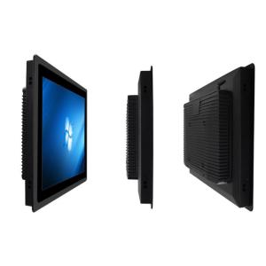 China 3mm Bezel Aluminum Frame 15 Inch Linux Panel PC Android For Industrial Site Control factory