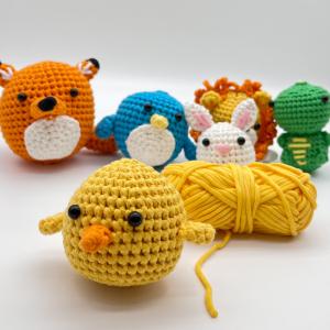 China Cute Chick DIY Crochet Kit Crafts Knitting Tool Kit 1/16NM factory