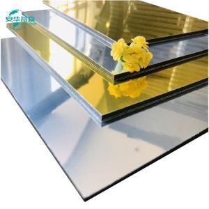 China 1220mm SGS Approved Mirror Aluminum Composite Panel Acp factory