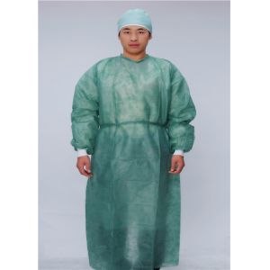 China Medical XXL Disposable Protective Apparel With Knitted Cuffs on sale