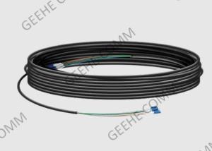 China 6 Fiber 50/125 OM3 Outdoor Preterminated Armored Cable Terminated With LC Connectors factory