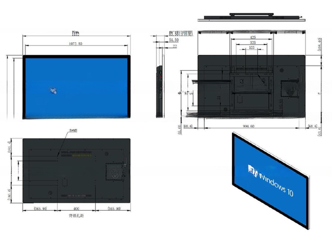 wall mounted 49" inch LAN WIFI network Android tablet display for commercial POP AD signage totem