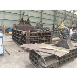 China Plastic Paper Glass Wood Our Horizontal Scrap Metal Baler Can Handle It All factory