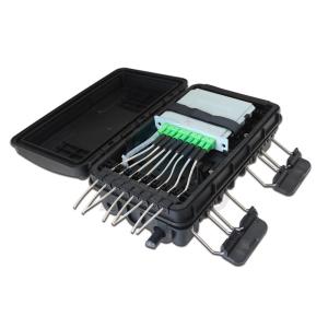 China Waterproof Fiber Optic Splice Closure Connection Box 1x8 LGX Splitter factory