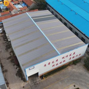 Prefabricated Industrial Steel Buildings with Glass Wool Sandwich Panels