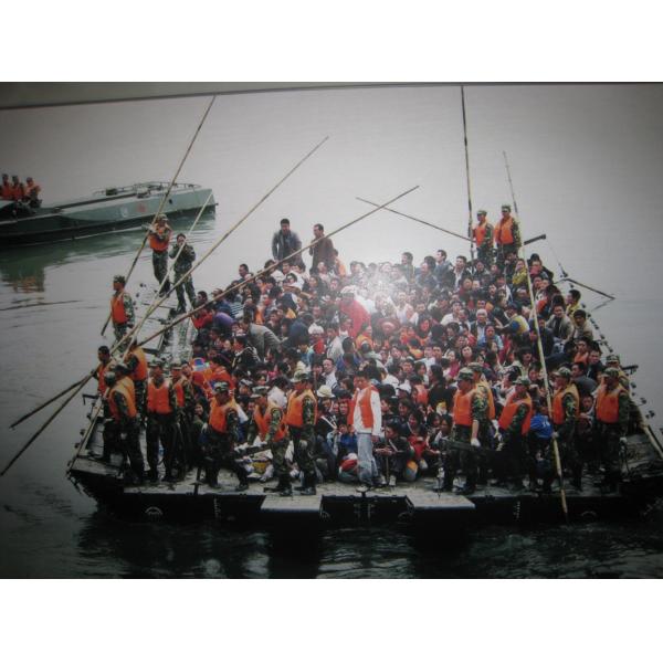 China Single Reusable Pontoon Bridge 6*2*1.2m&12*3*1.5m (L*W*H) Emergency Equipment factory