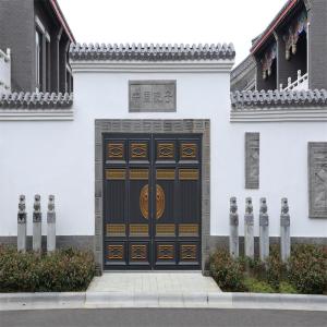 China Walkway Home Front 304SS Aluminium Fence Gate Sliding Powder Coating factory