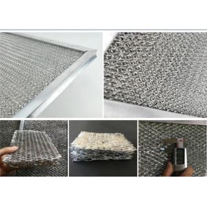 Customized Aluminium Filter Mesh Media Metal Framework OEM / ODM For Heater