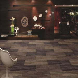China Rectangular shape Aquafil nylon 6 yarn carpet tile factory