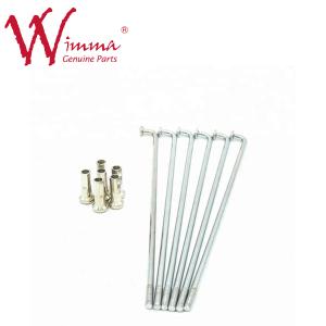 China Motorcycle Spoke Set C90 Custom Motorcycle Spokes And Nipples WIMMA Chrome Zinc Plating factory