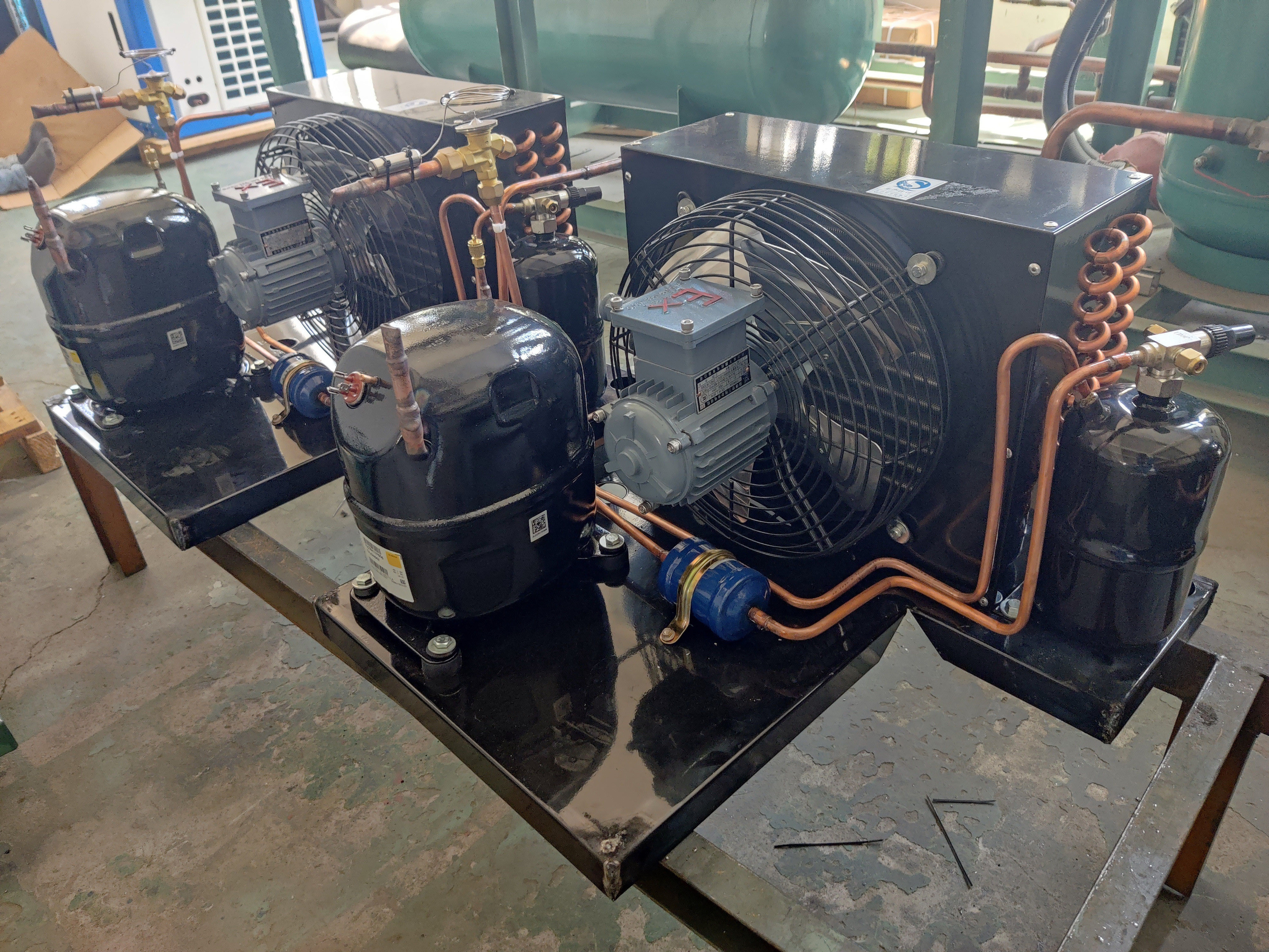 2HP Explosion Proof Refrigeration Condensing Unit Hermetic R404a TAJ2464Z