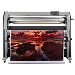 Adjustable Temperature Commercial Laminators 64 Inches Double Sided Laminating