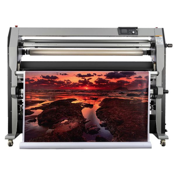 Adjustable Temperature Commercial Laminators 64 Inches Double Sided Laminating