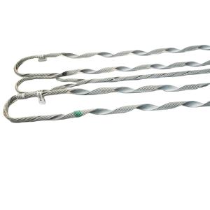 China Preformed Tension Clamp Guy Strip ADSS Cable Accessories Dead End Guy Grip factory