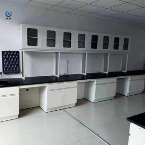 China ISO Lab Island Bench 85cm Chemical Resistant Wall Mounted Workstation factory