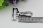 High end quality nickel & gunmetal color 38 mm snap hook bag with polishing
