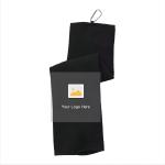 Custom 40x60cm Microfiber Golf Towel Embroidery Logo With OPP Bag