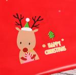 Hot Sale Best Wishes Christmas Candy Bags Plastic Gift Bags Treat Bag