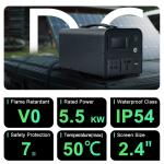 5.5KW Electric Vehicle DC Charger Adapter For Portable Outdoor Emergency
