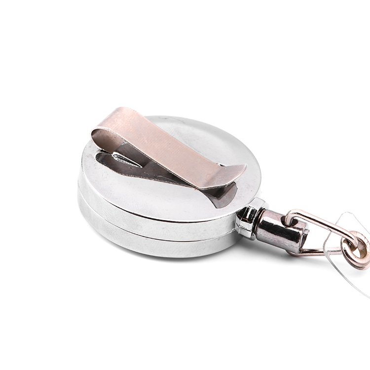 Deyi Silver Color ID Card Badge Reel