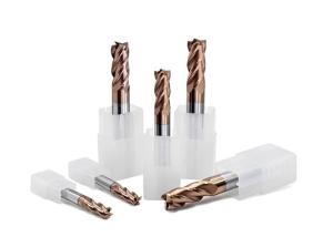China HRC 45 55 65 Solid Tungsten Carbide Endmills For CNC Cutting Machines factory