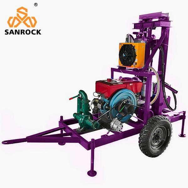 Hydraulic Water Well Drilling Rig Depth 150m Portable Drilling Rig Small Water