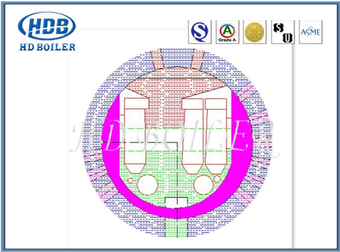 Naturally Circulated Strict Producing Boiler Drum In Thermal Power Plant
