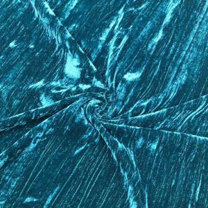 China OEM Luxury Crepe Flock Polyester Plush Velvet Velour Fabric 58 inch width factory