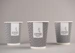Biodegradable Triple Wall Cups For Hot Drinking / Coffee , Eco Friendly