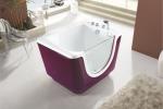 Hyaline Baby Massage Shower Bathtubs Air Jet Tubs White Bubble Massage Bathtub