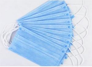 China Customized 3 Ply Disposable Mask , Adults 3 Layer Face Mask Moisture Proof factory