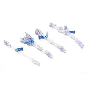 China Disposable 1 2 3 Way Needle Free Infusion Set Needleless Adapters IV Infusion Tube factory