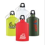 500ml Oval Shaped Aluminum Drinking Bottle BPA Free Custom Logo Acceptable