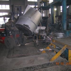 China Bottom Pouring Ladle For Foundry Plant Cast Aluminum Ladle factory
