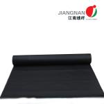 1000mm Width Thermal Insulation Materials 0.8mm Black Pu Coated Fiberglass