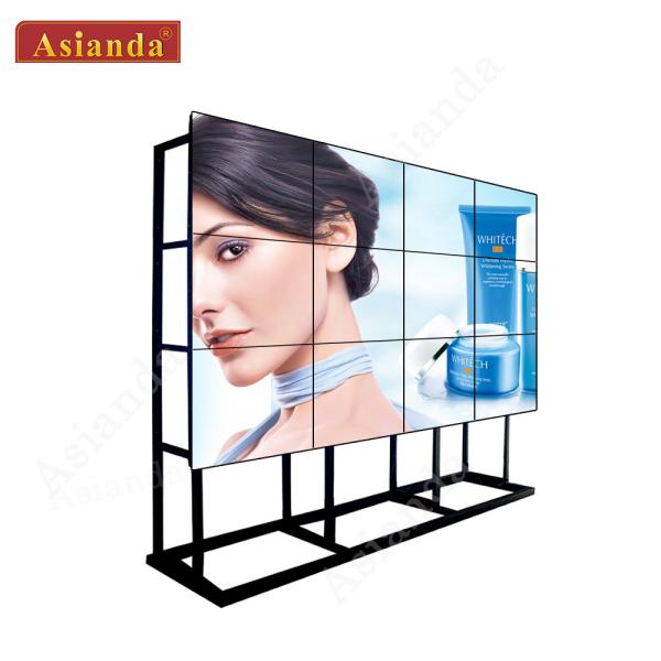 Indoor Narrow Bezel 49inch LG 3x3 Video Wall LCD Video Monitor Ultra Thin Bezel