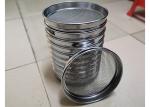 Microseismic Lab Sand Sieve Shaker ɸ 200*25mm Stainless Steel Wire Mesh