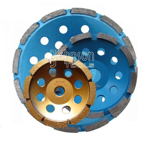 105-180mm Single Row Diamond single row cup wheel for grinding stone and