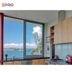 AAMA 12mm Simple Aluminum Sliding Windows Aluminum Frame Glass Windows
