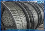 High Strength Anti-twisting Braided Steel Wire Rope / Galvanized Steel Stringing