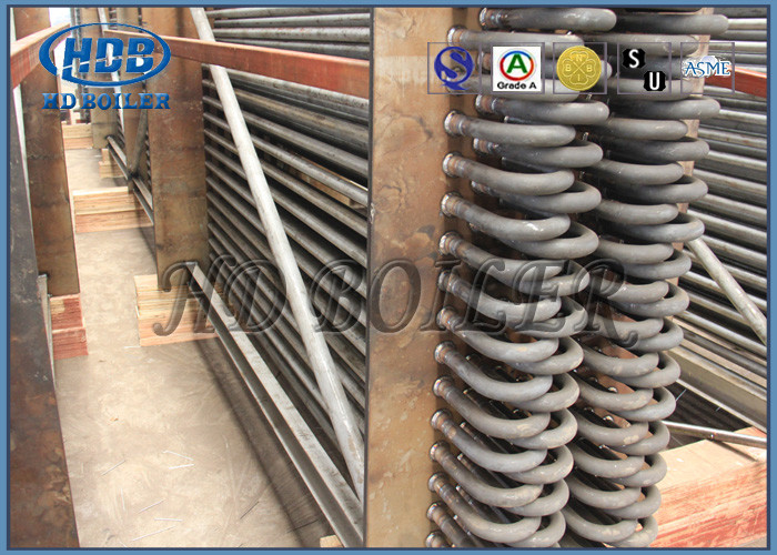 Industrial Stainless Steel Power Station Economizer , Coal Fired Energy Saving System