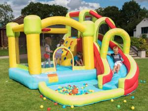 China Toddler Inflatable Combo Water Slide Jumping House With Ball Pit on sale