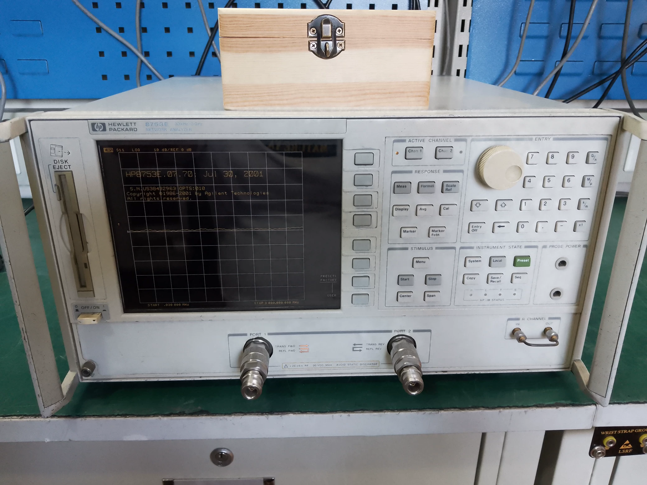 China Agilent HP 8753E 6 GHz RF Vector Network Analyzer VNA Analyzer on sale