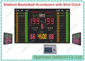 China Electronic Digital Stadium Basketball ScoreBoards with 24s Shot Clock and Timer display factory