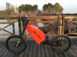 Full Suspension Powerful Ebike 72V 3000W With 45mm Magnet Hub Motor