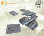 2 Tons Alloy Steel Castings Shell Mill Liners For Semi Auto Genous Mills