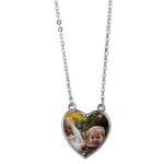 Sublimation Printing Personalized Gift DIY Square Sublimation Blank Necklace For