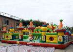 20x10m Octopus City Kids Giant Inflatable Amusement Park Made Of Lead Free Pvc