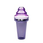 High borosilicate Ice Cream Shaped Double Wall Glass Thermos Unbreakable