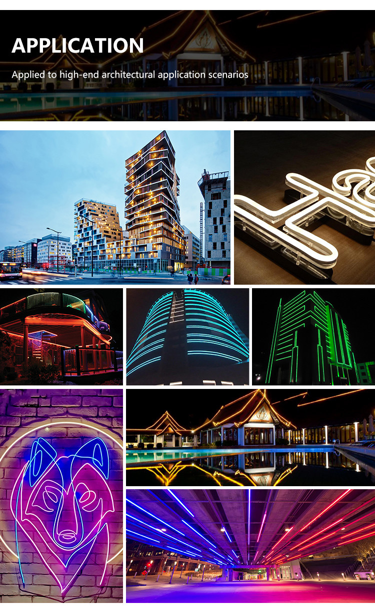 16*16mm Smd5050 Led Neon 24V Flexible Led Strip Waterproof Neon Lights